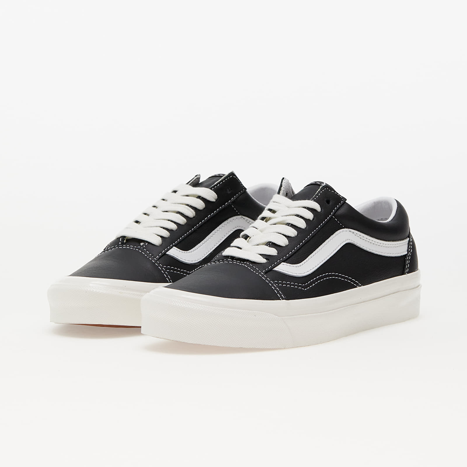 Black leather old skool shop