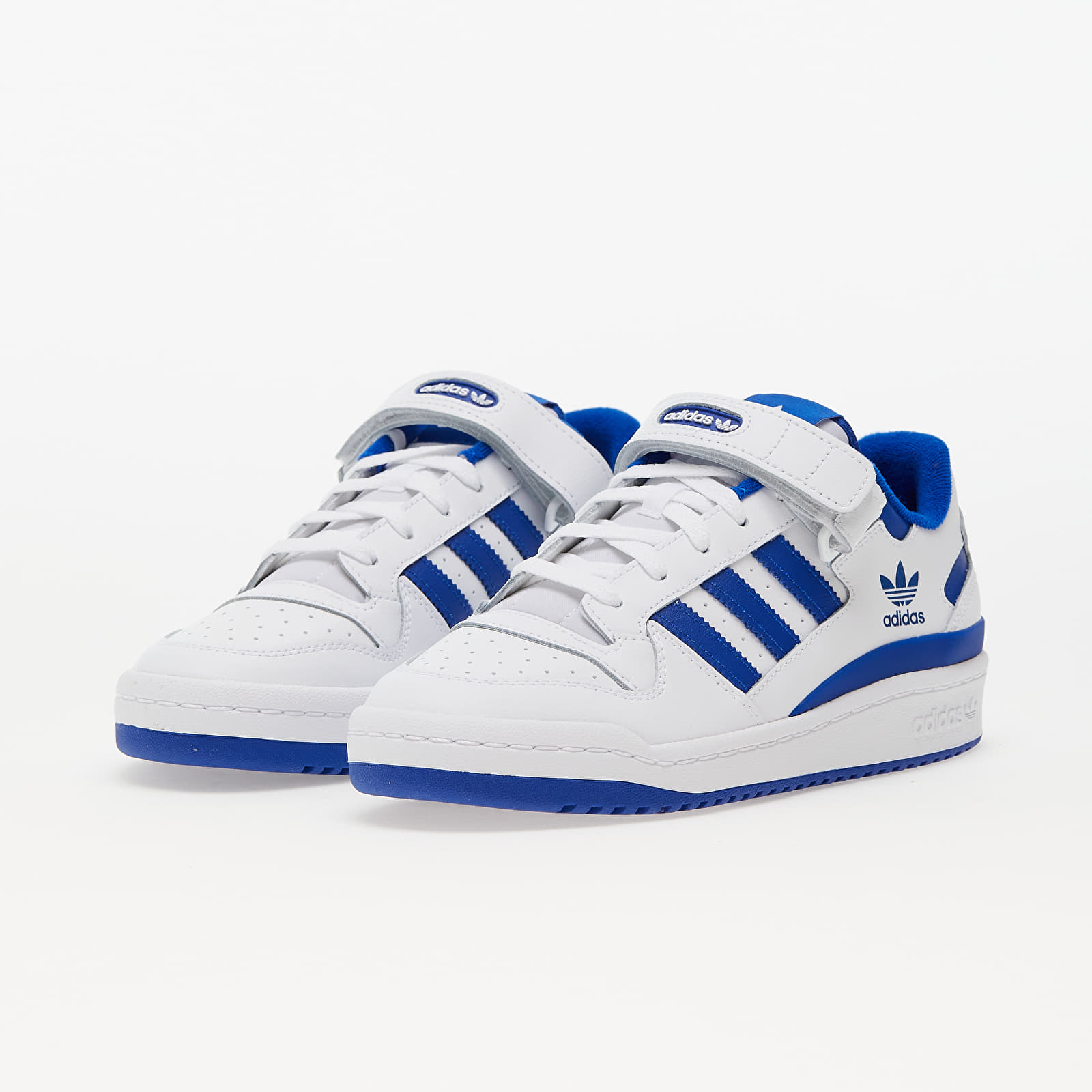 Men's sneakers and shoes adidas Forum Low Ftw White/ Ftw White/ Royal Blue