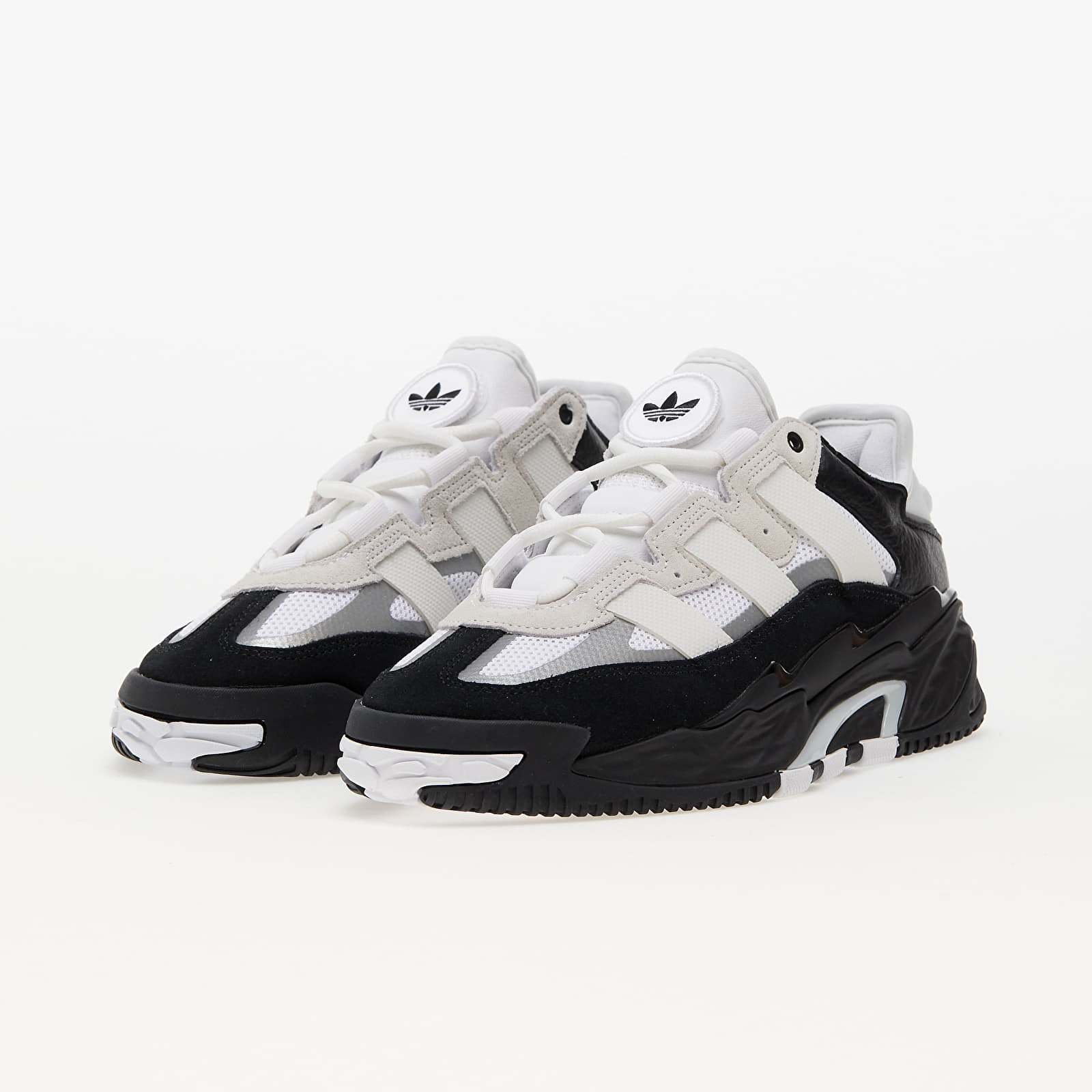 Adidași și pantofi pentru bărbați adidas Niteball Ftw White/ Core Black/ Silver Metallic