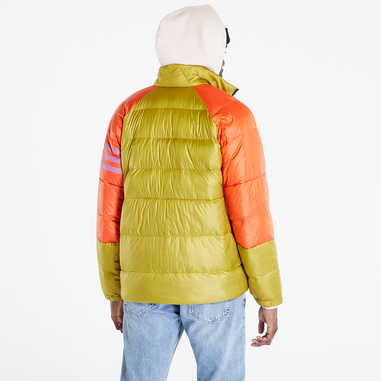 Jackets adidas Utilitas Down Jacket Pulse Olive/ Semi Impact Orange