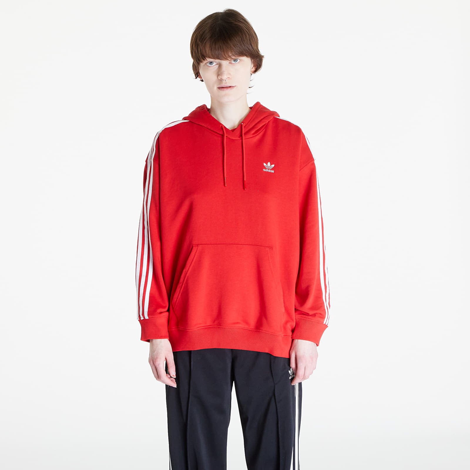 Sweatshirts adidas 3 S Hoodie Os Better Scarlet