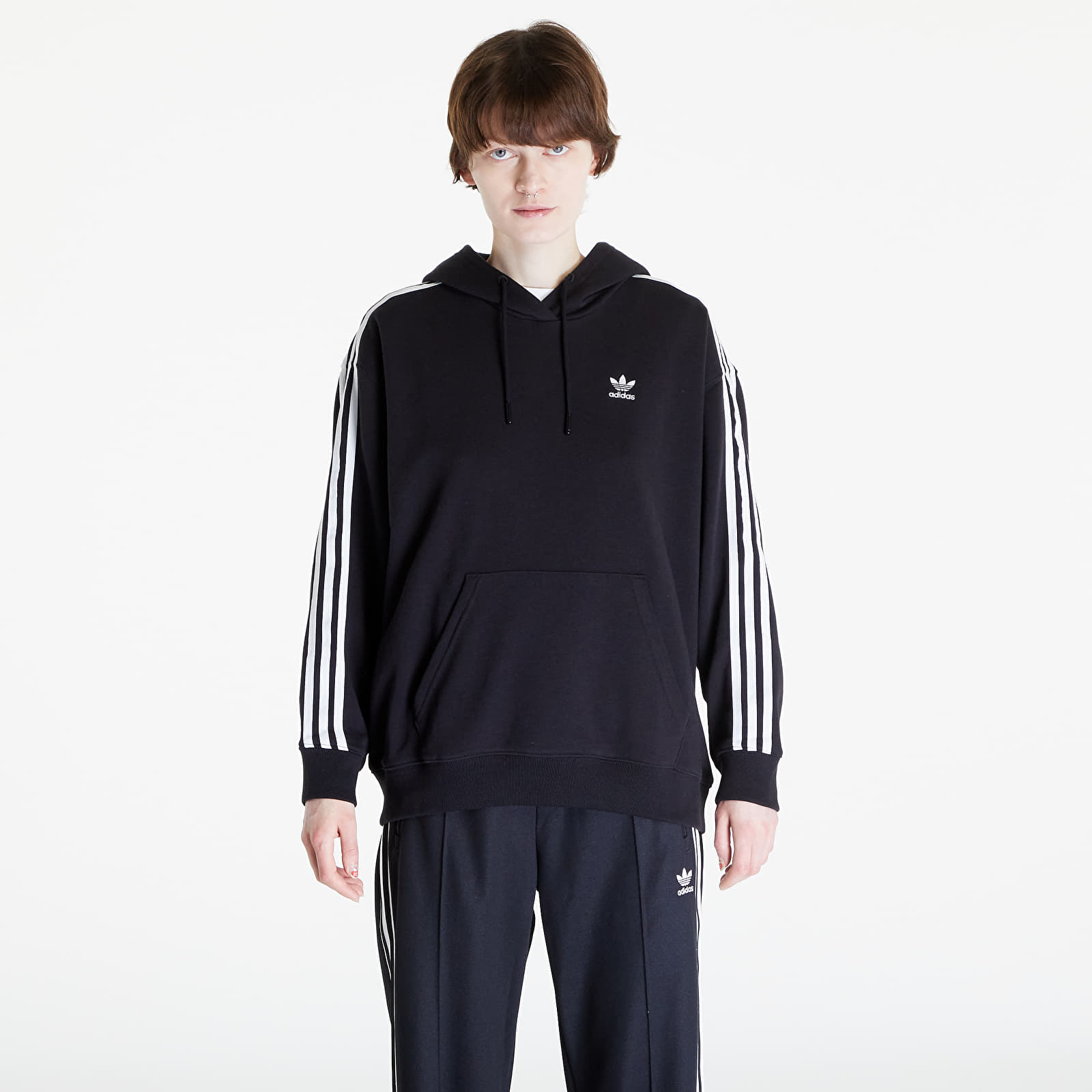 Sweatshirts adidas 3 Stripes Hoodie Os Black