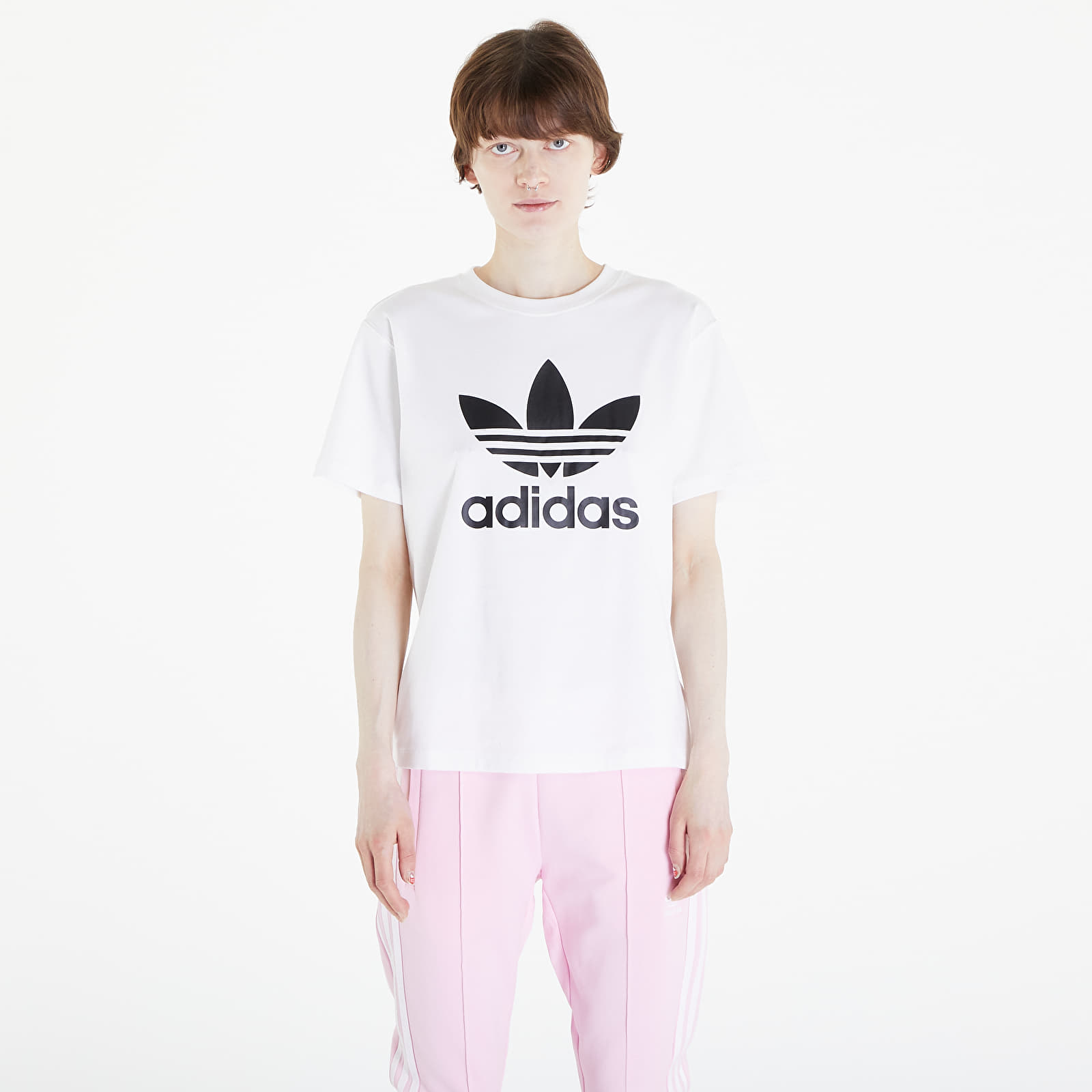 T-shirts adidas Trefoil Regular Tee White