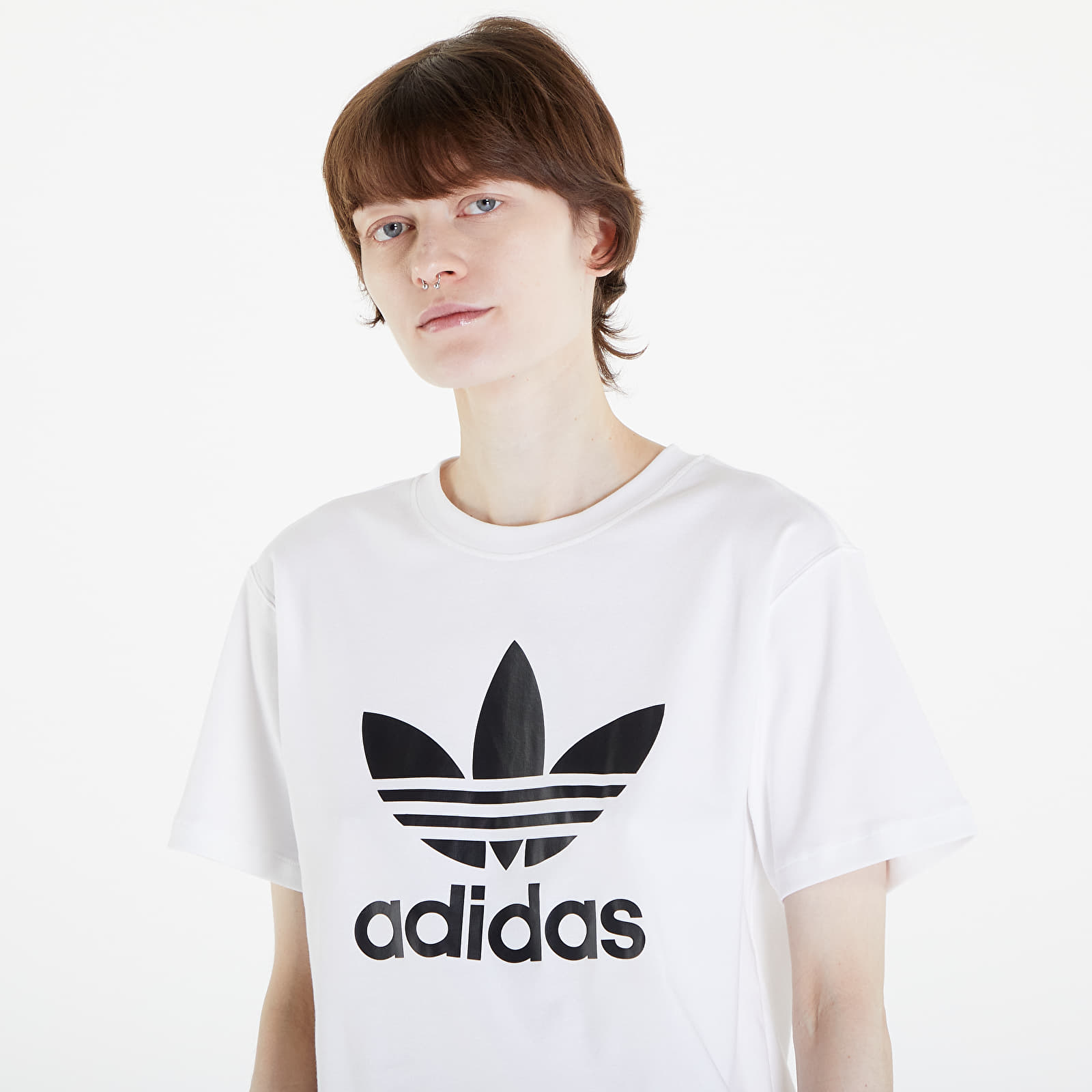T-shirts adidas Trefoil Regular Tee White