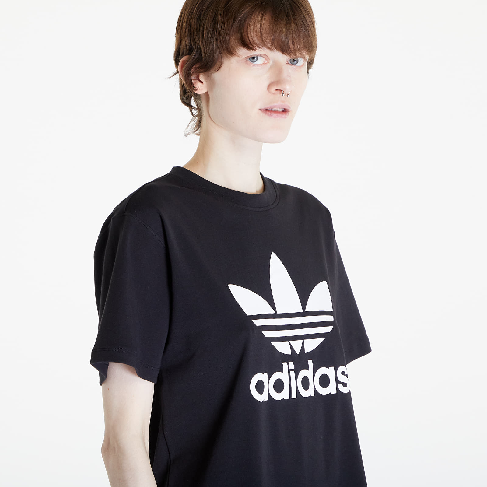 T-shirts adidas Trefoil Regular Tee Black | Queens