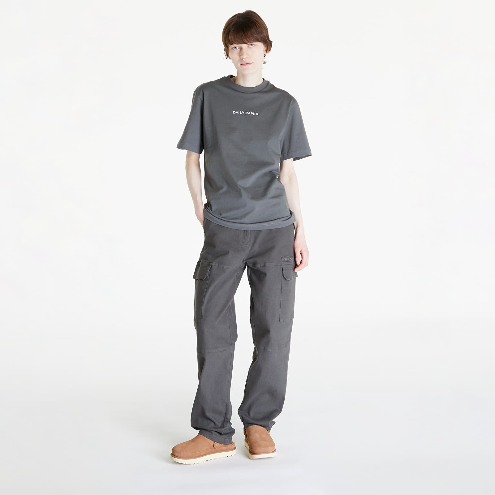 Koszulki Daily Paper Logotype Short Sleeve T-Shirt UNISEX Chimera Green