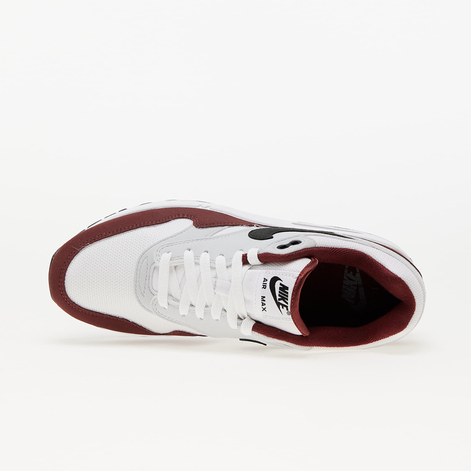Pánské tenisky a boty Nike Air Max 1 White/ Black-Dark Team Red-Pure Platinum