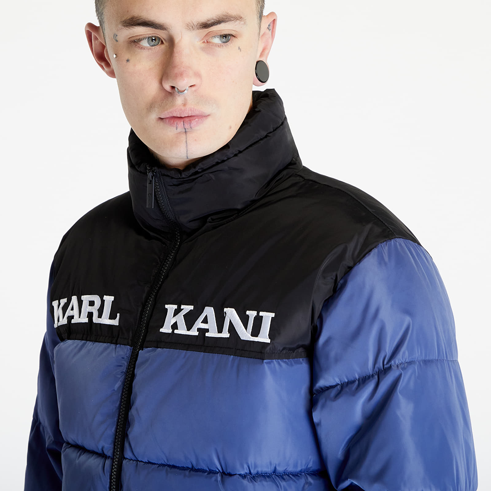 Jachetă Karl Kani Retro Essential Puffer Jacket Dark Blue - 1 | YEO