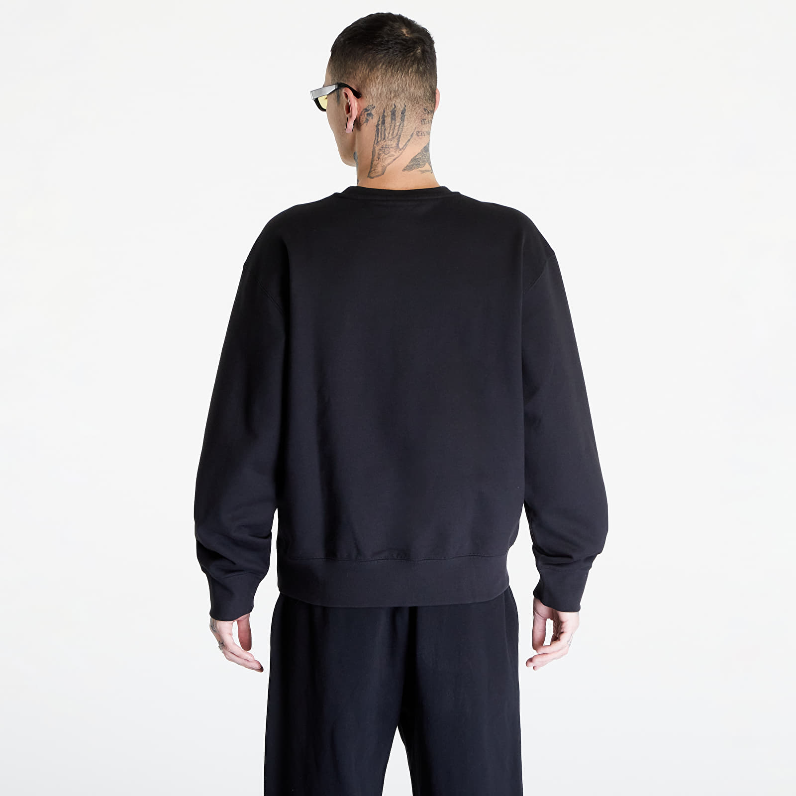 Mikiny adidas Premium Crewneck Black