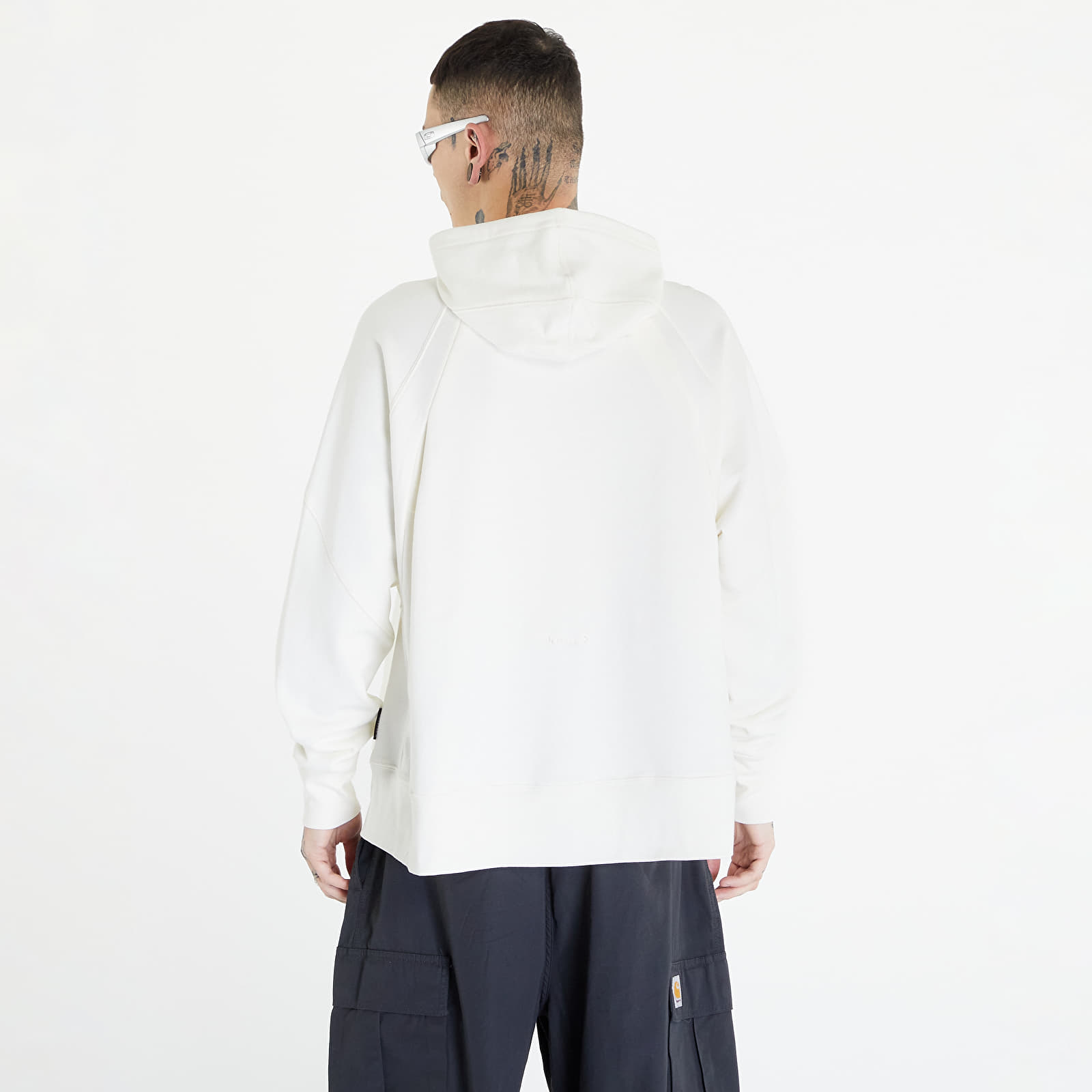 Mikine in puloverji Converse Shapes Triangle Pullover Hoodie UNISEX Egret