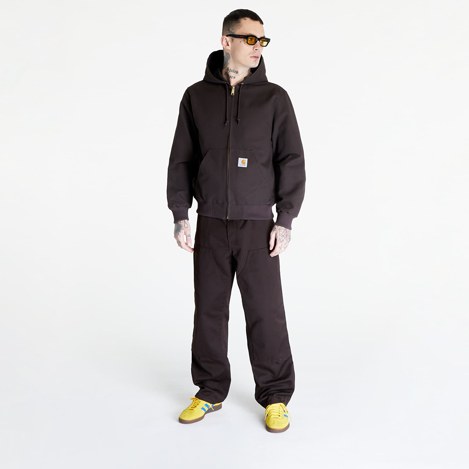 Pants Carhartt WIP Double Knee Pant UNISEX Tobacco Rinsed