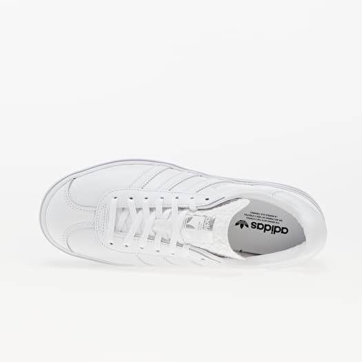 Adidas gazelle all white womens hot sale