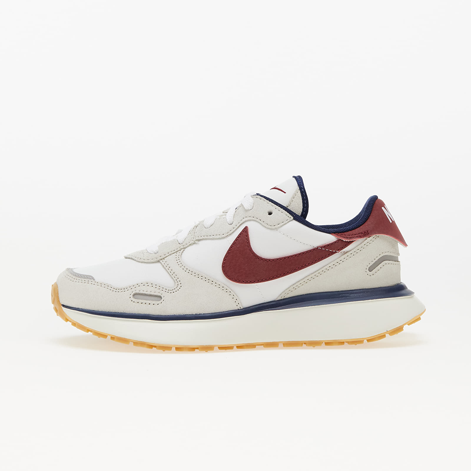 Women's sneakers and shoes Nike W Phoenix Waffle Light Bone/ Team Red-Sail-Midnight Navy