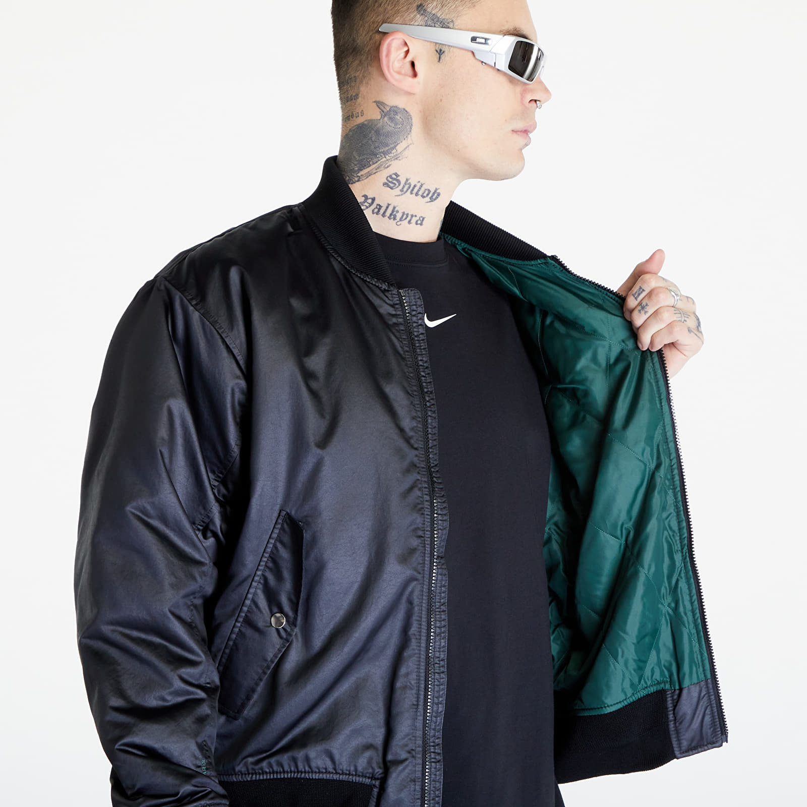 Jacken und Mäntel Jordan M J Paris Saint-Germain Ma-1 Jacket Black