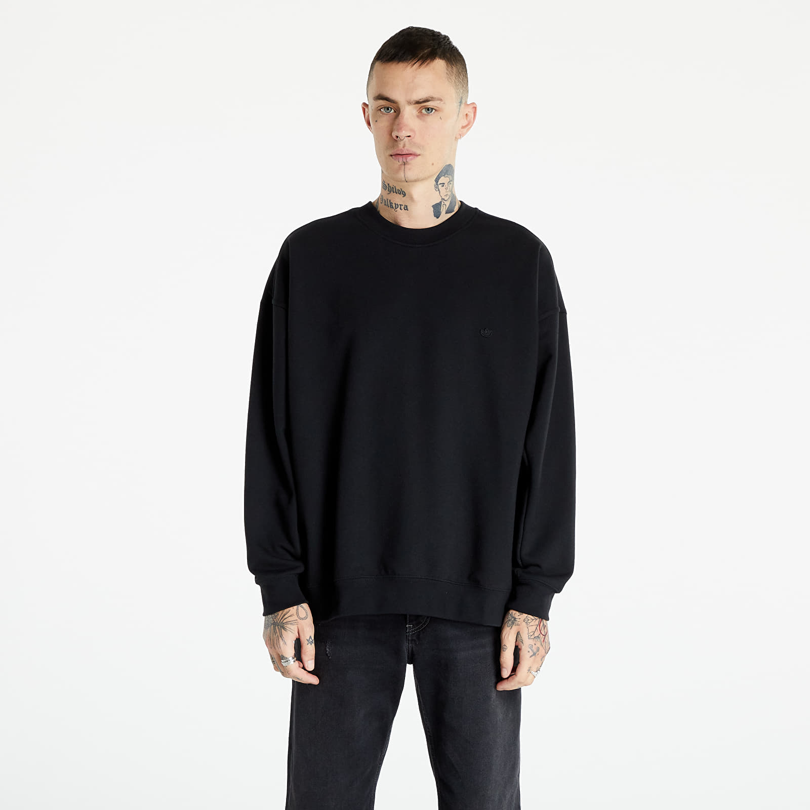 Sudaderas y Jerseys adidas Adicolor Oversized Sweatshirt Black
