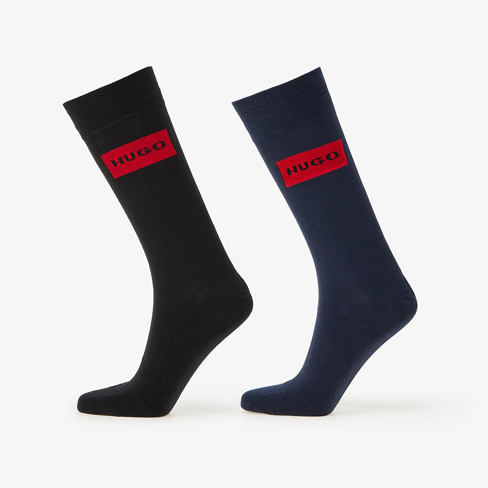 Chaussettes homme Hugo Boss 2-Pack Sock & Becher Gadget Giftset Black/ Red