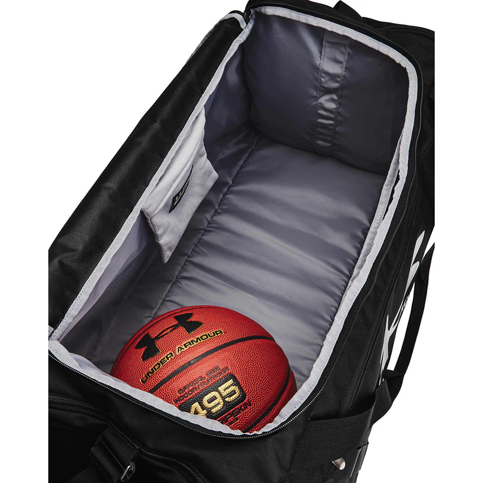 Shoulder bags Under Armour Undeniable 5.0 Duffle Lg Black/ Black/ Metallic Silver
