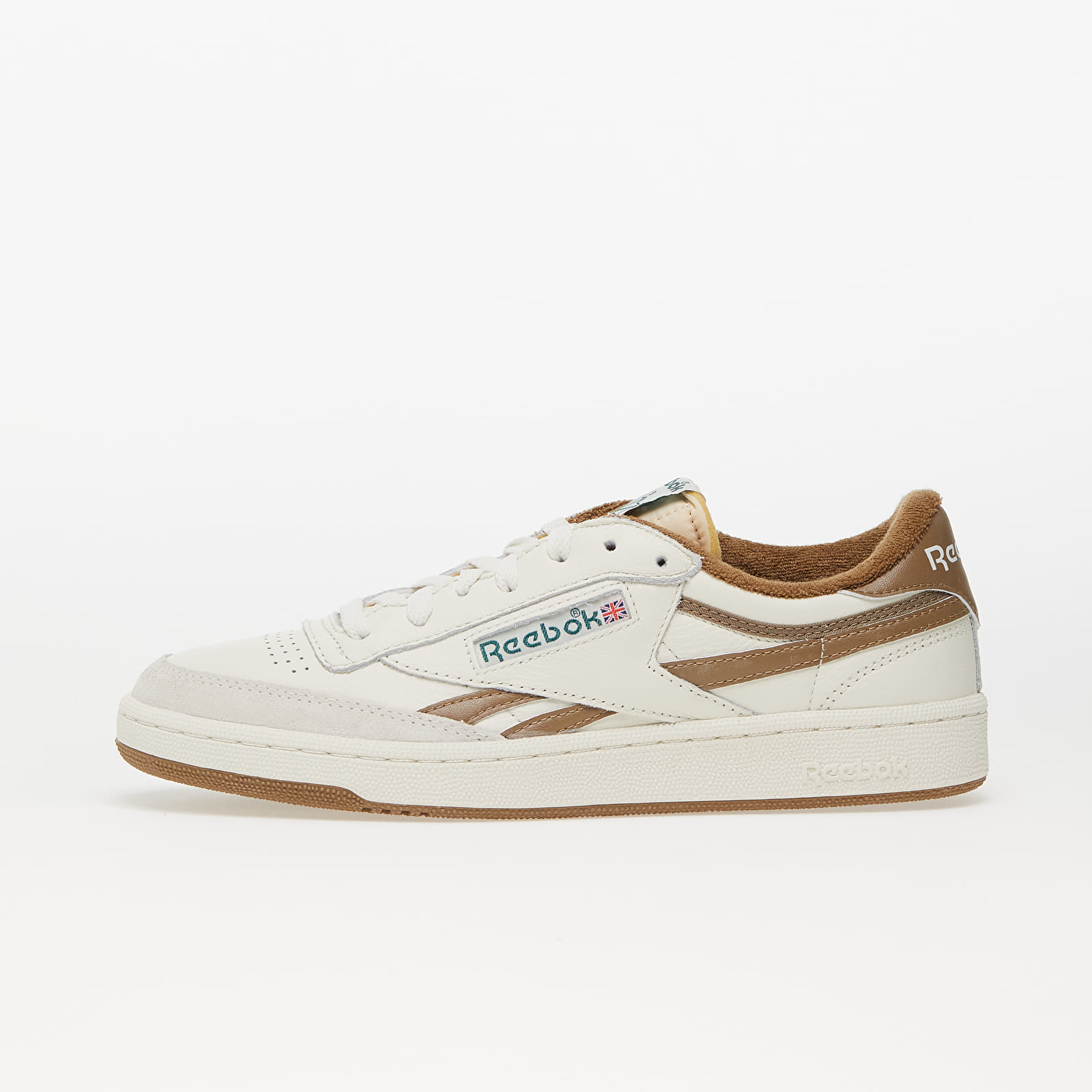Pánské tenisky a boty Reebok Club C Revenge Vintage Vintage Chalk/ Trek Brown/ Dark Green
