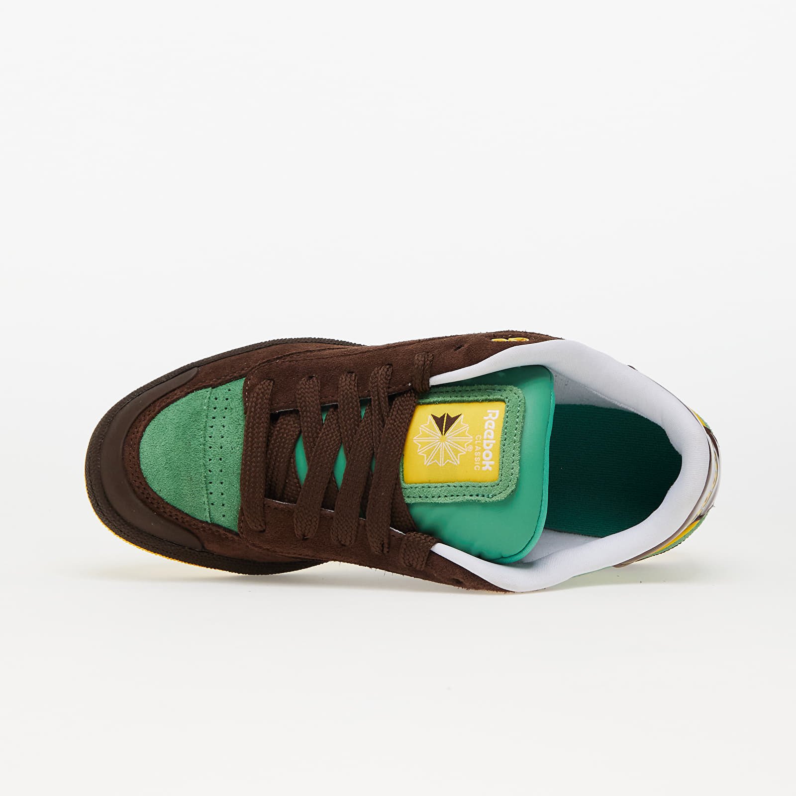 Zapatillas Hombre Reebok Club C Bulc Brush Brown/ Sport Green/ Always Yellow
