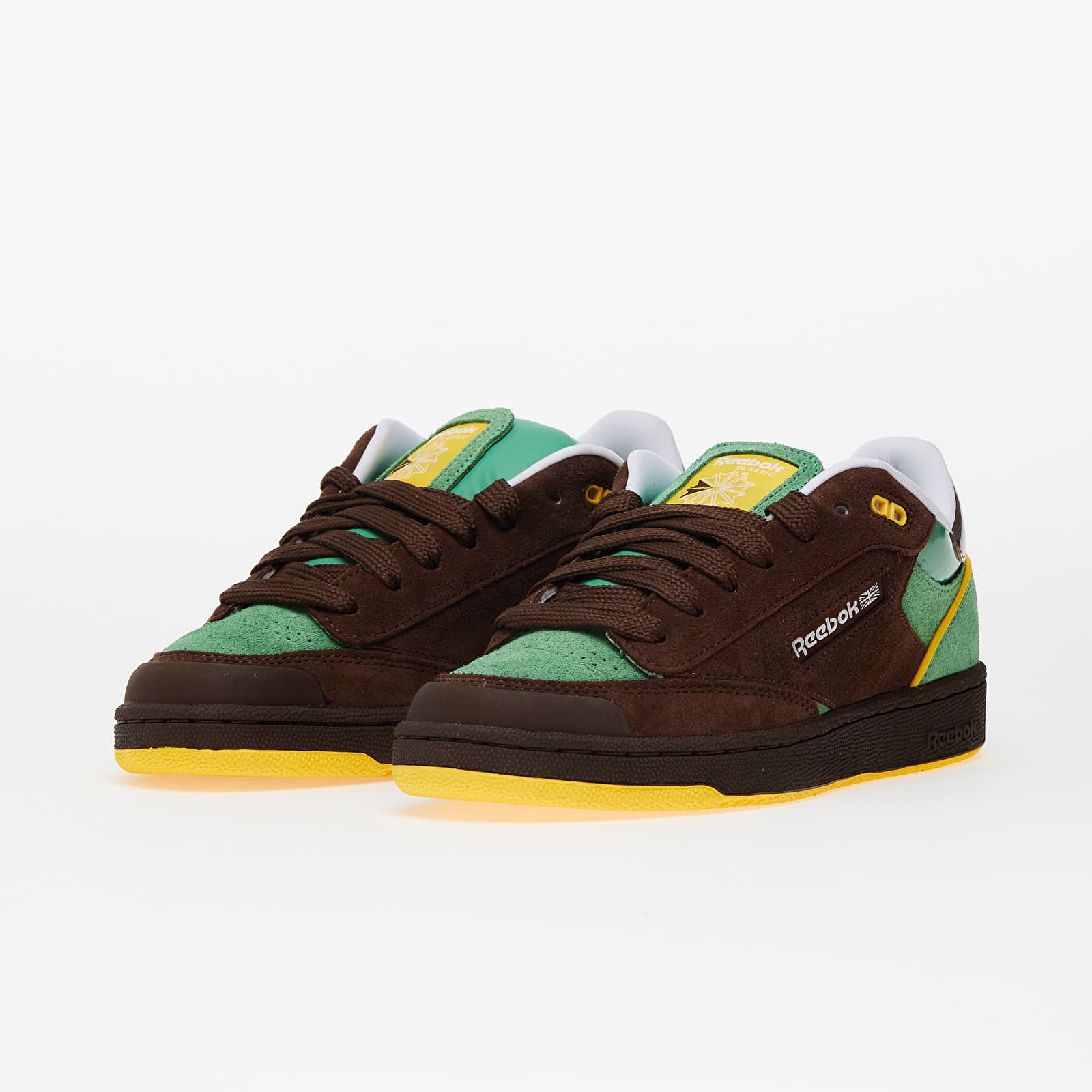 Zapatillas Hombre Reebok Club C Bulc Brush Brown/ Sport Green/ Always Yellow
