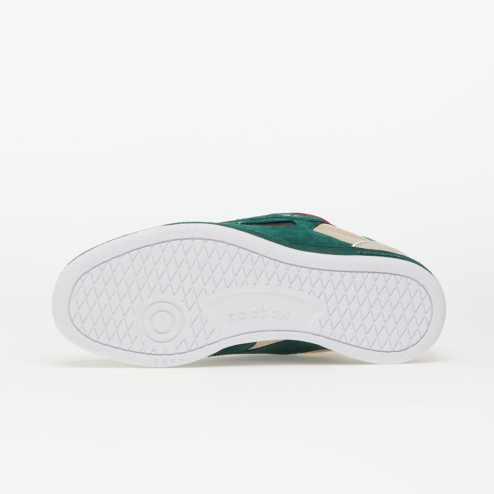 Men's sneakers and shoes Reebok Club C Bulc Dark Green/ Oat/ Clay Yellow