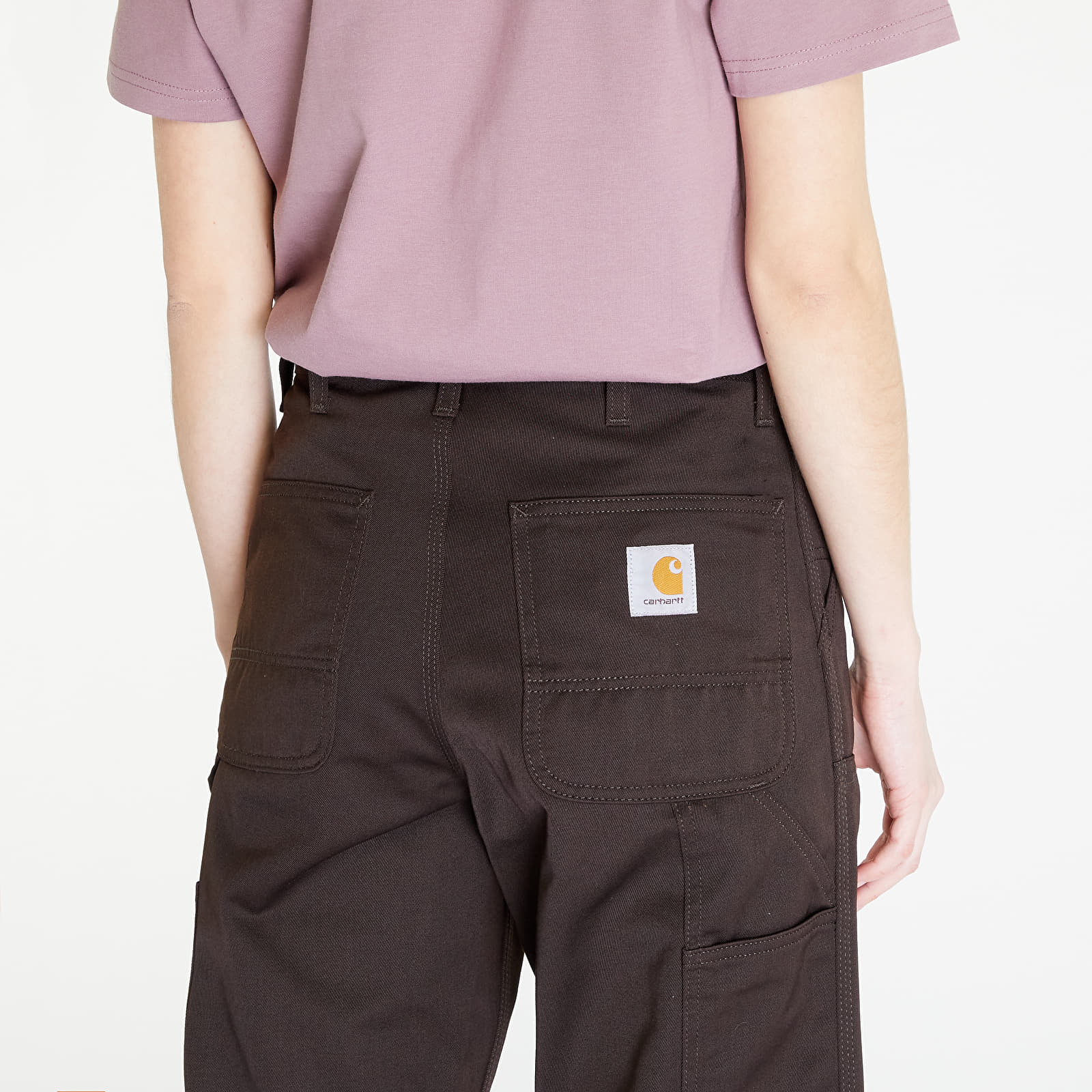 Pants Carhartt WIP Double Knee Pant UNISEX Tobacco Rinsed