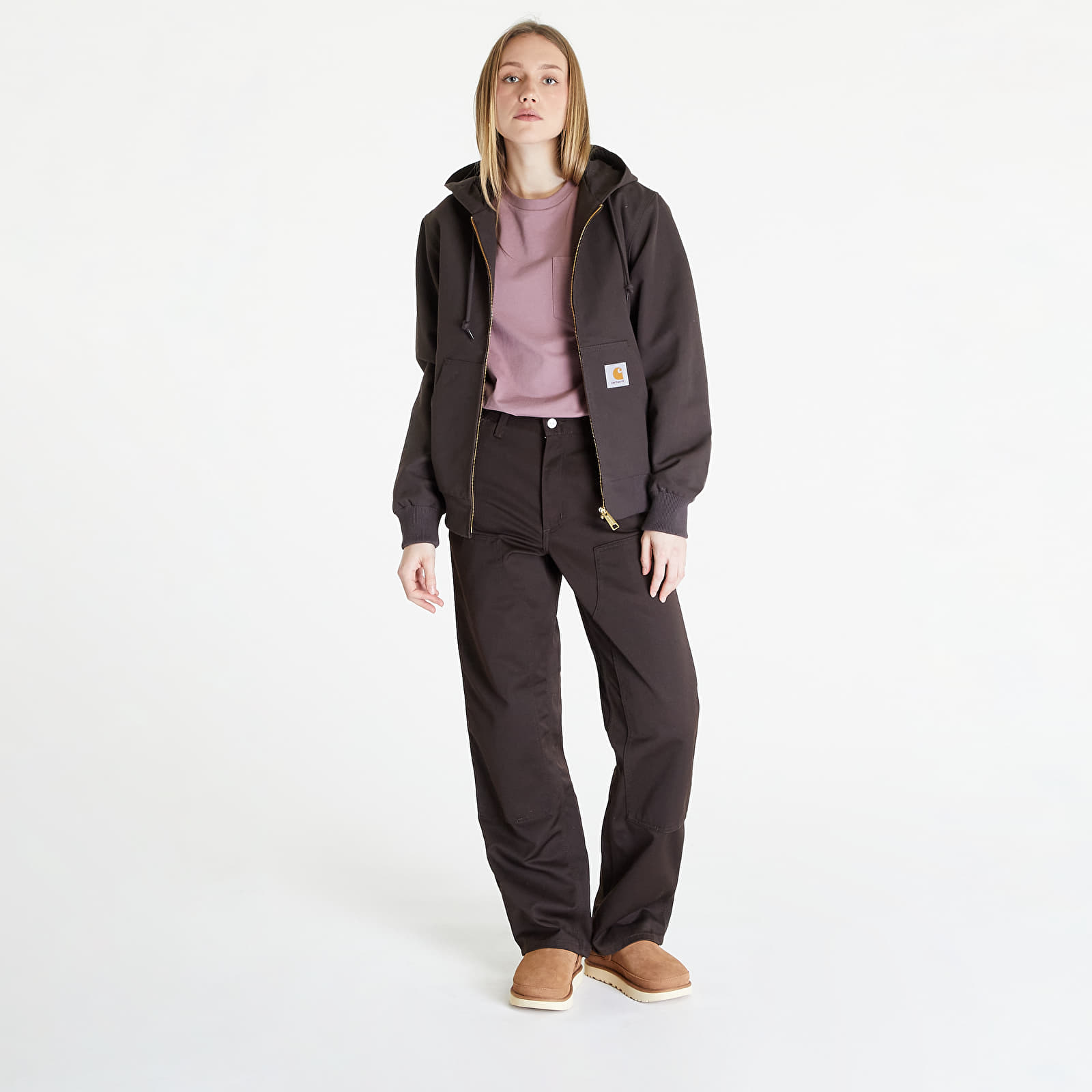 Pants Carhartt WIP Double Knee Pant UNISEX Tobacco Rinsed
