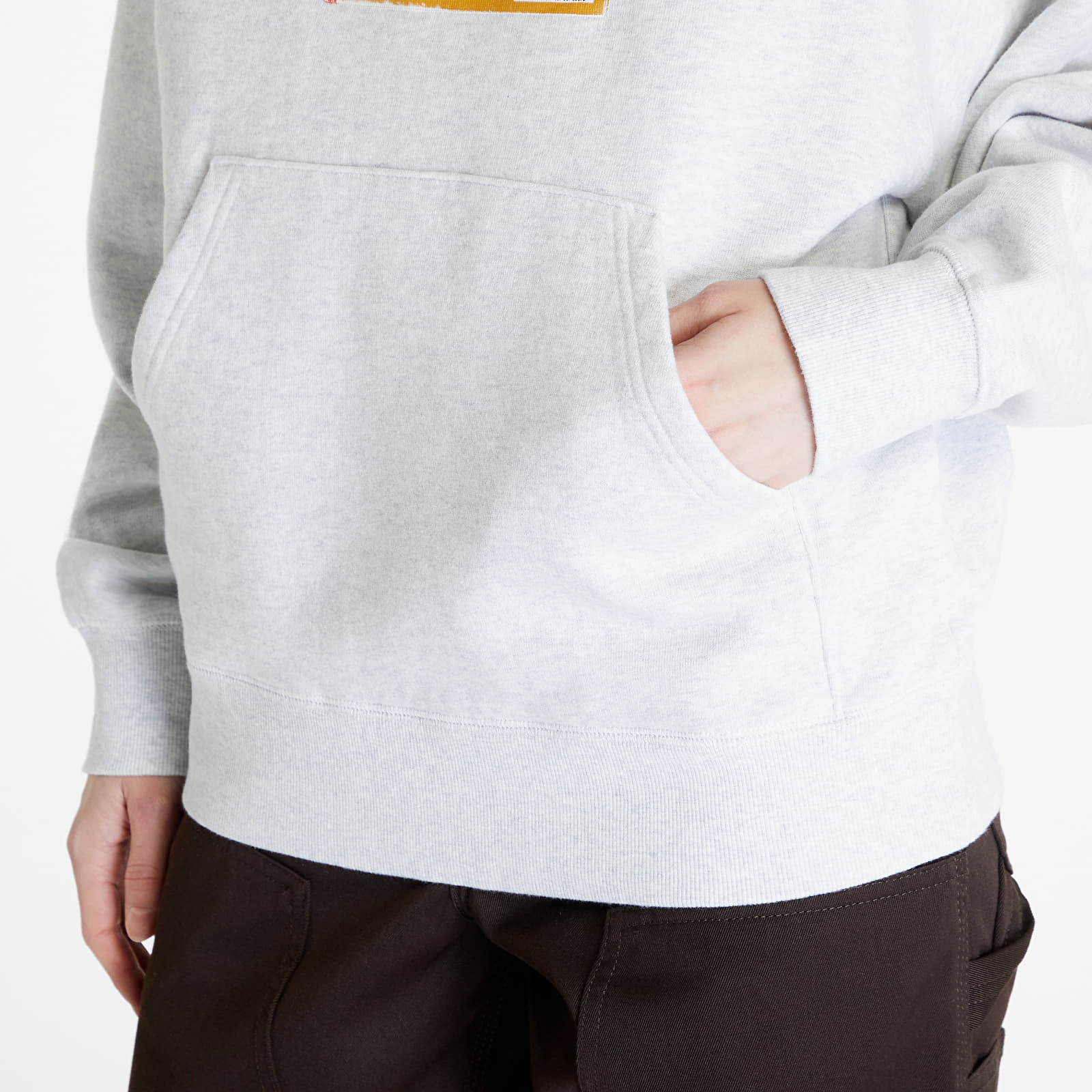 Mikiny Carhartt WIP Hooded Cheap Thrills Sweat UNISEX Ash Heather