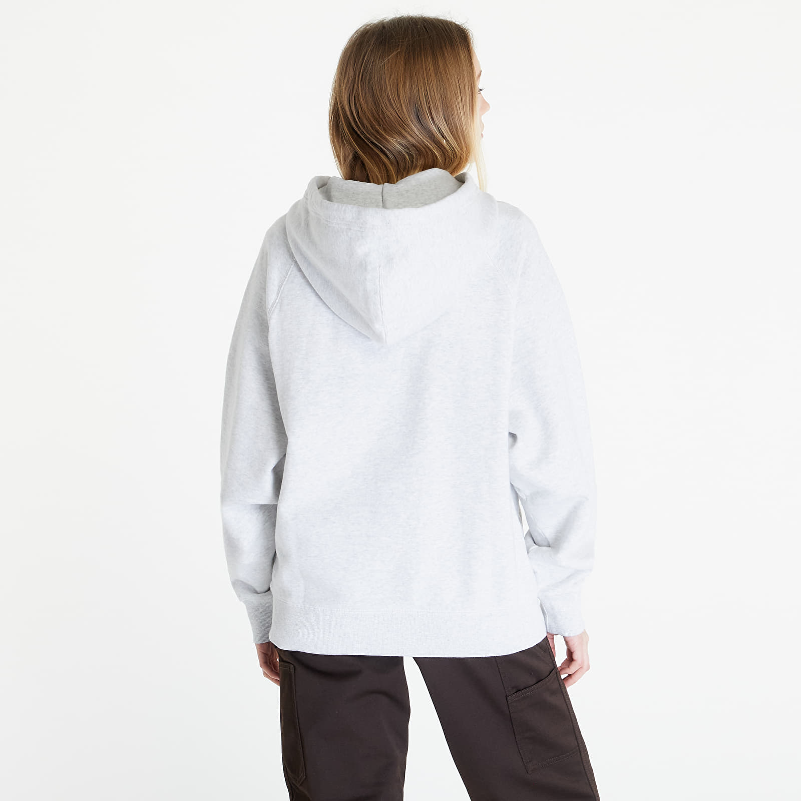 Mikiny Carhartt WIP Hooded Cheap Thrills Sweat UNISEX Ash Heather