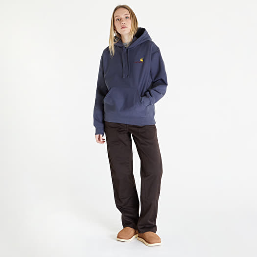Carhartt hooded american script sweat sale