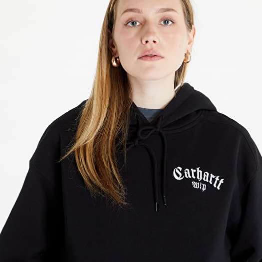 Sweatshirts Carhartt WIP Hooded Onyx Script Sweat UNISEX Black 