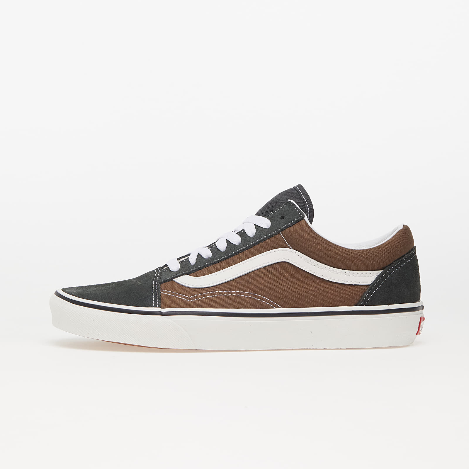 Baskets et chaussures pour hommes Vans Old Skool Canvas Suede Pop Brown Multi Queens
