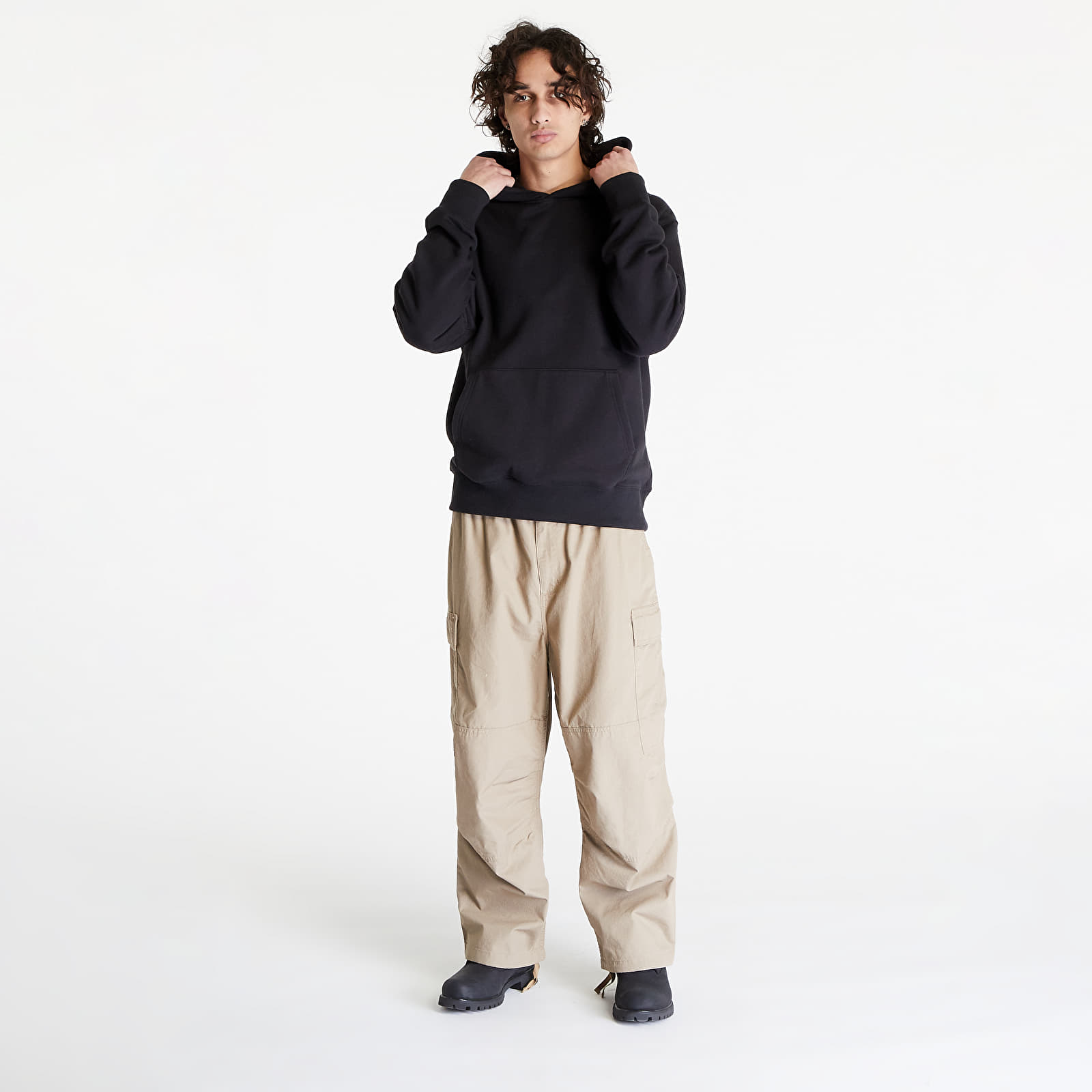 Mikiny adidas Adicolor Contempo French Terry Hoodie Black