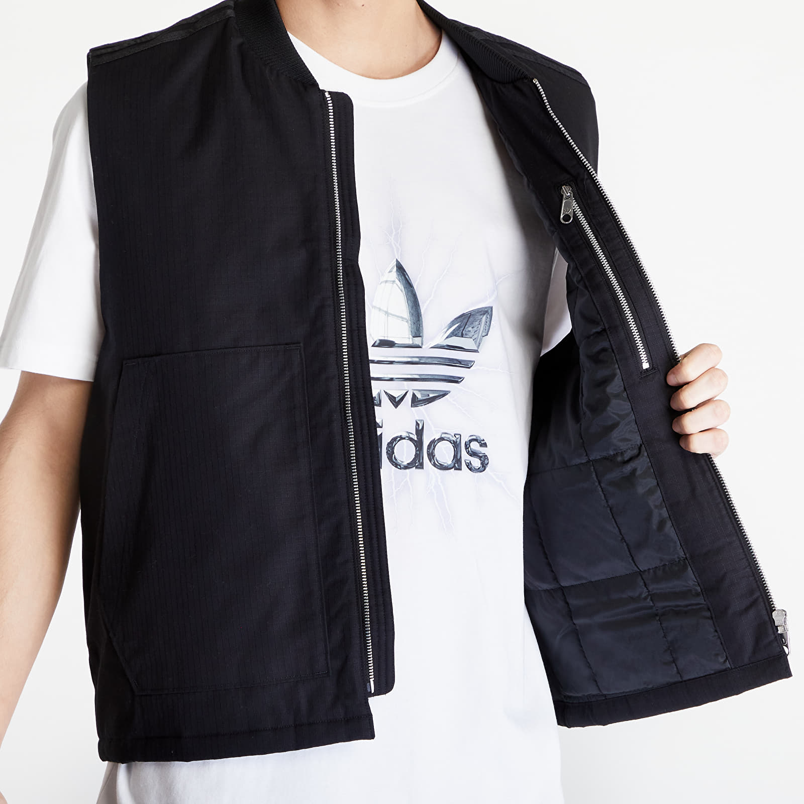 Telovniki adidas Originals Premium Essentials+ Vest Black