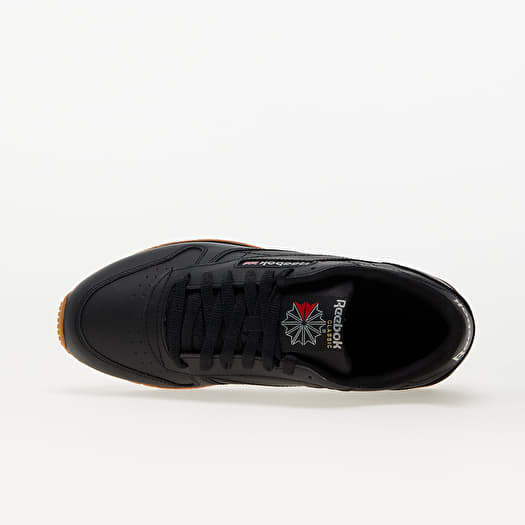 | Core Reebok Pure Black/ Leather Sneaker Herren 5/ Classic Grey und Schuhe Queens Gum