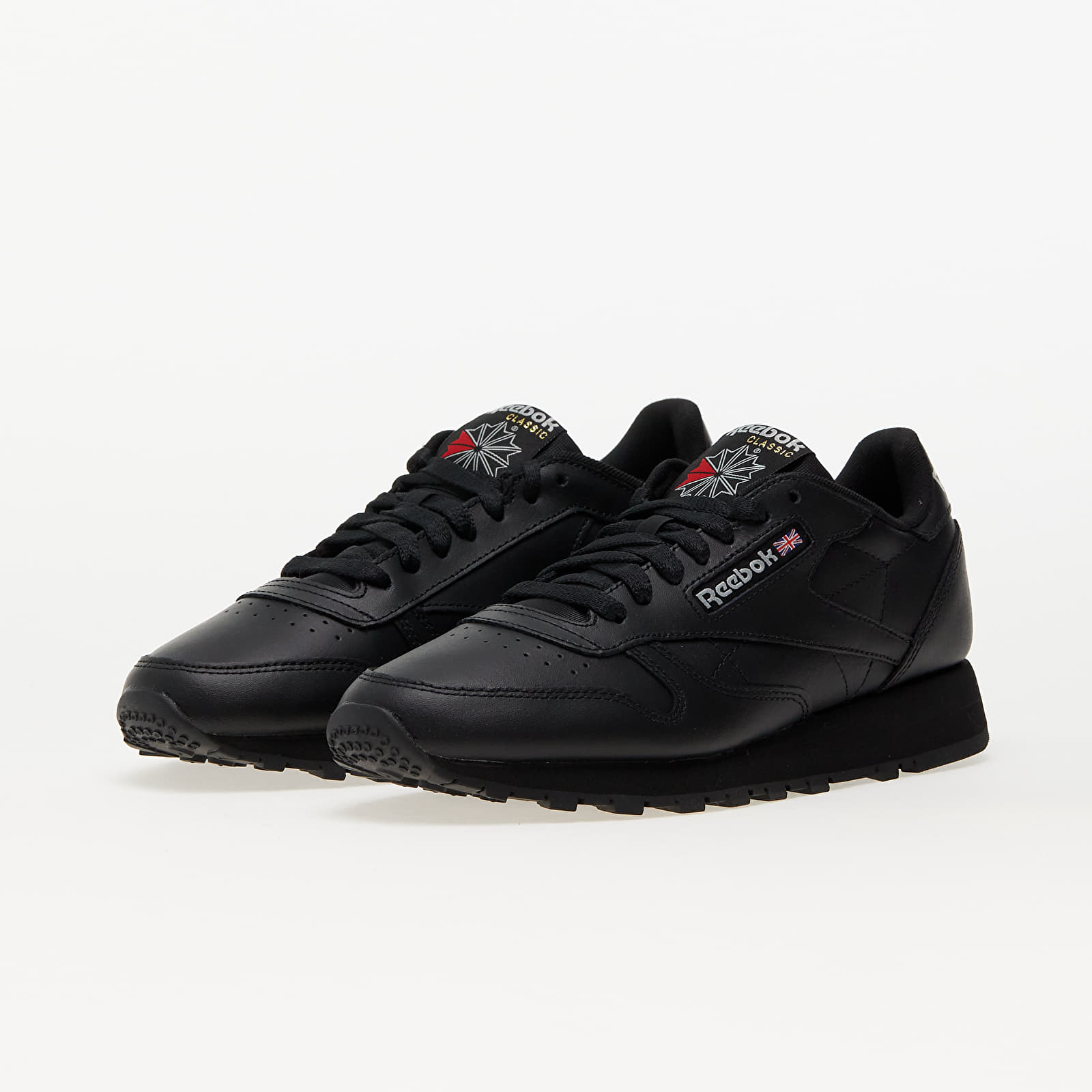 Men's sneakers and shoes Reebok Classic Leather Core Black/ Core Black/ Pure Grey 5