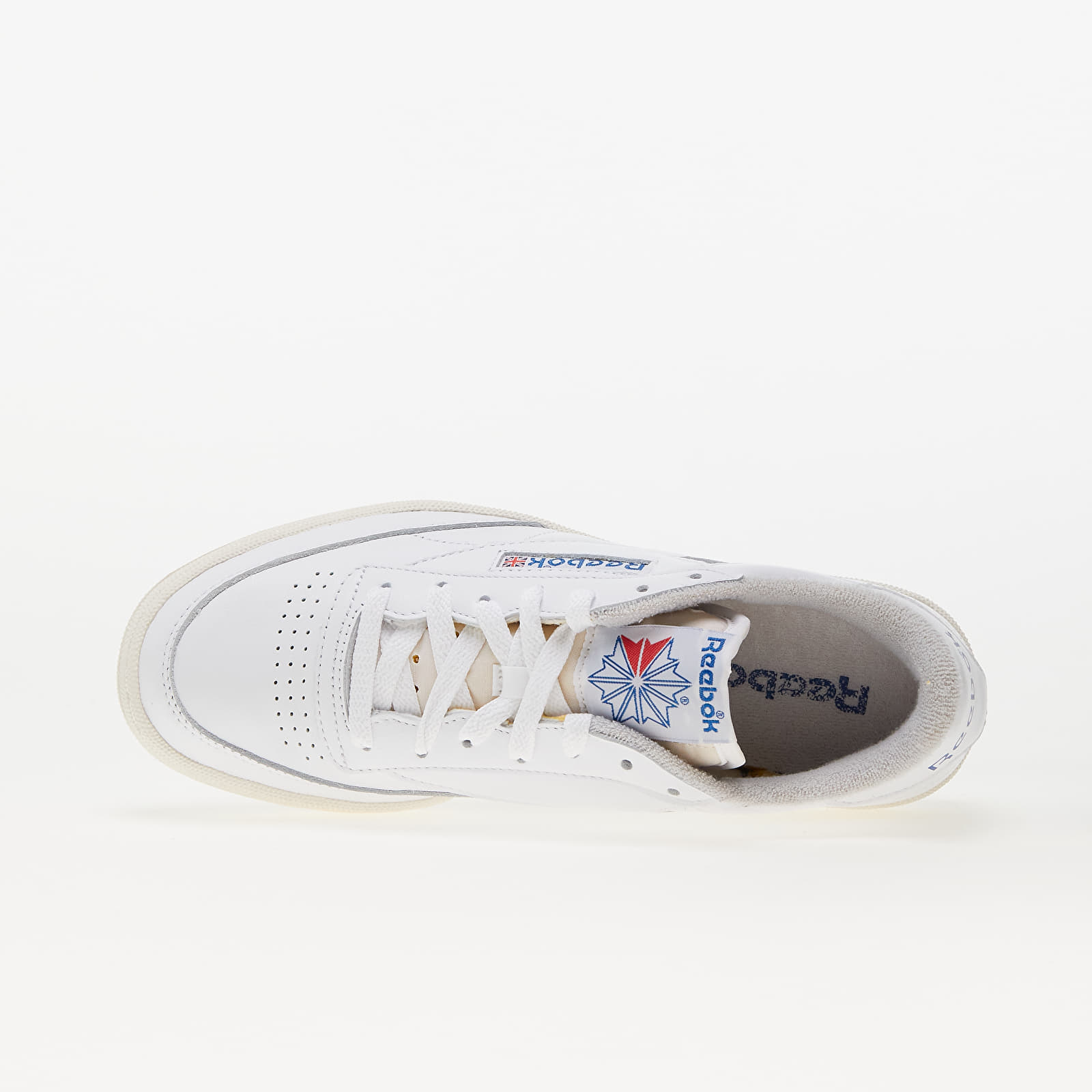 Men's sneakers and shoes Reebok Club C 85 Vintage Ftw White/ Chalk/ Vector Blue