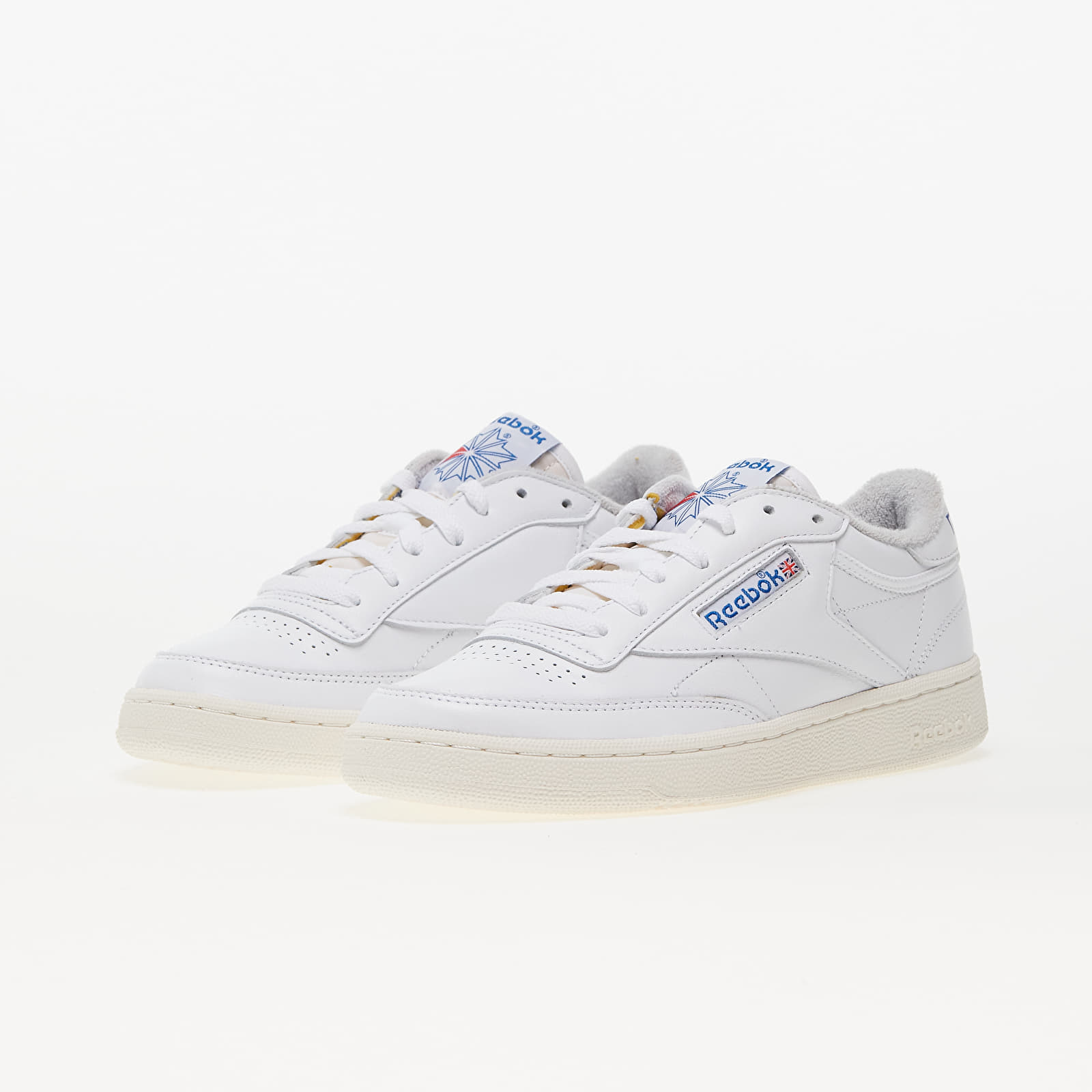 Men's sneakers and shoes Reebok Club C 85 Vintage Ftw White/ Chalk/ Vector Blue