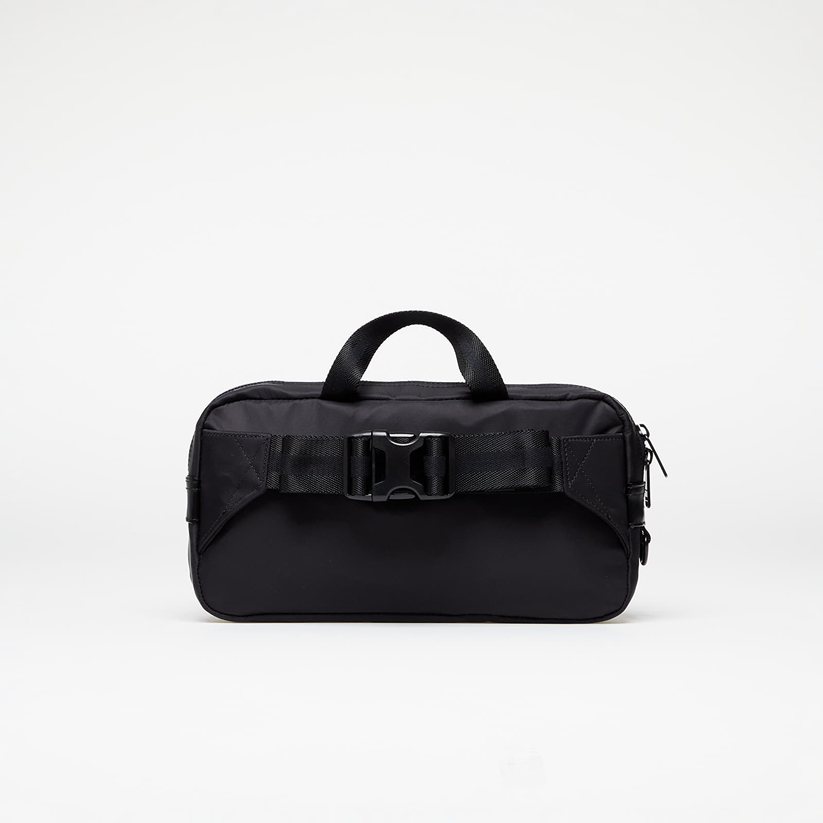 Kidney Packs FRED PERRY Nylon Twill Leather Xbody Bag Black