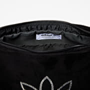 Handbags adidas Rhinestones Fake Suede Shoulder Bag Black
