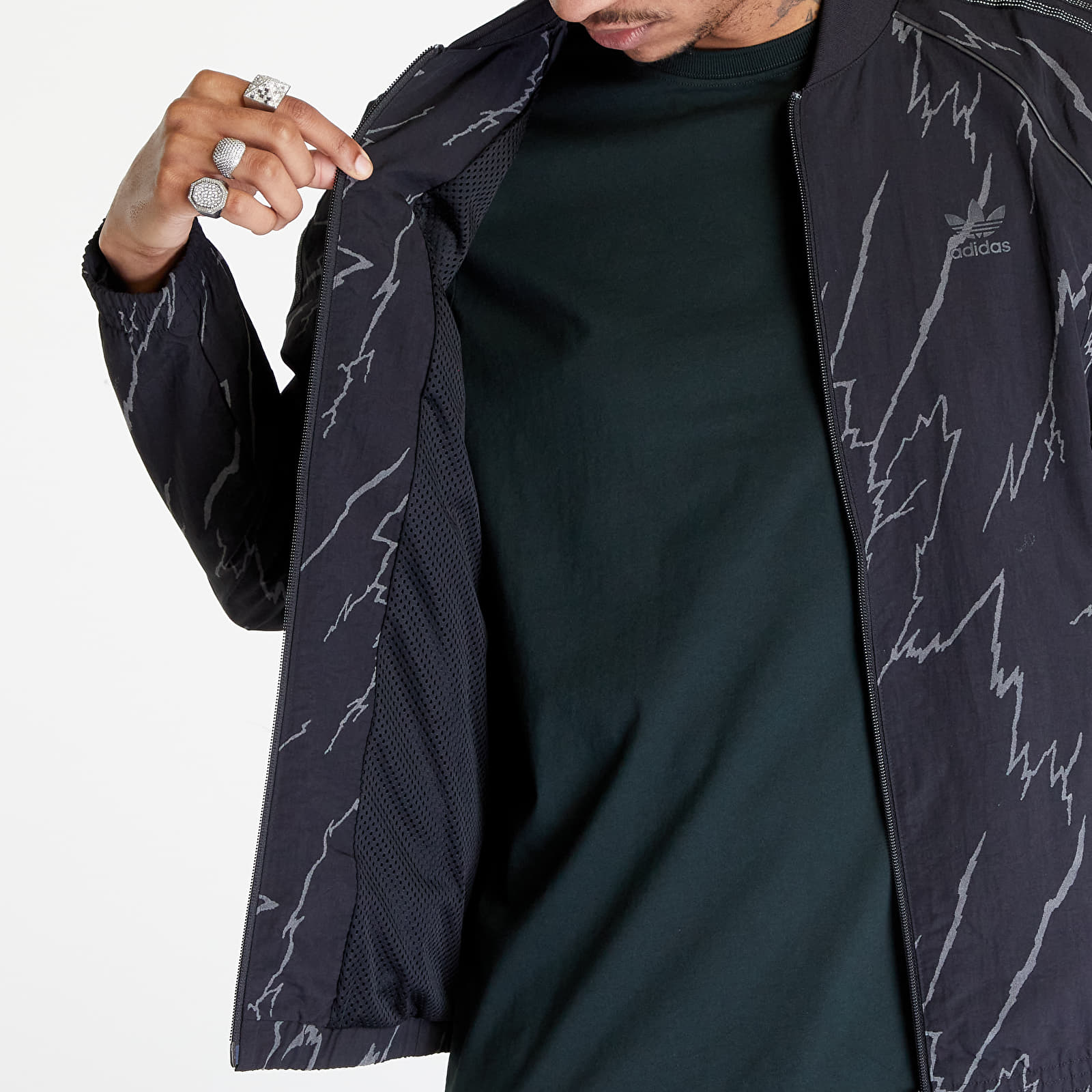Bundy adidas Allover Print Sst Jacket Black