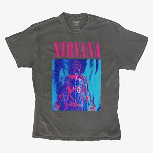 Merch Revival Tee - Nirvana Red Body Art Unisex T-Shirt Black