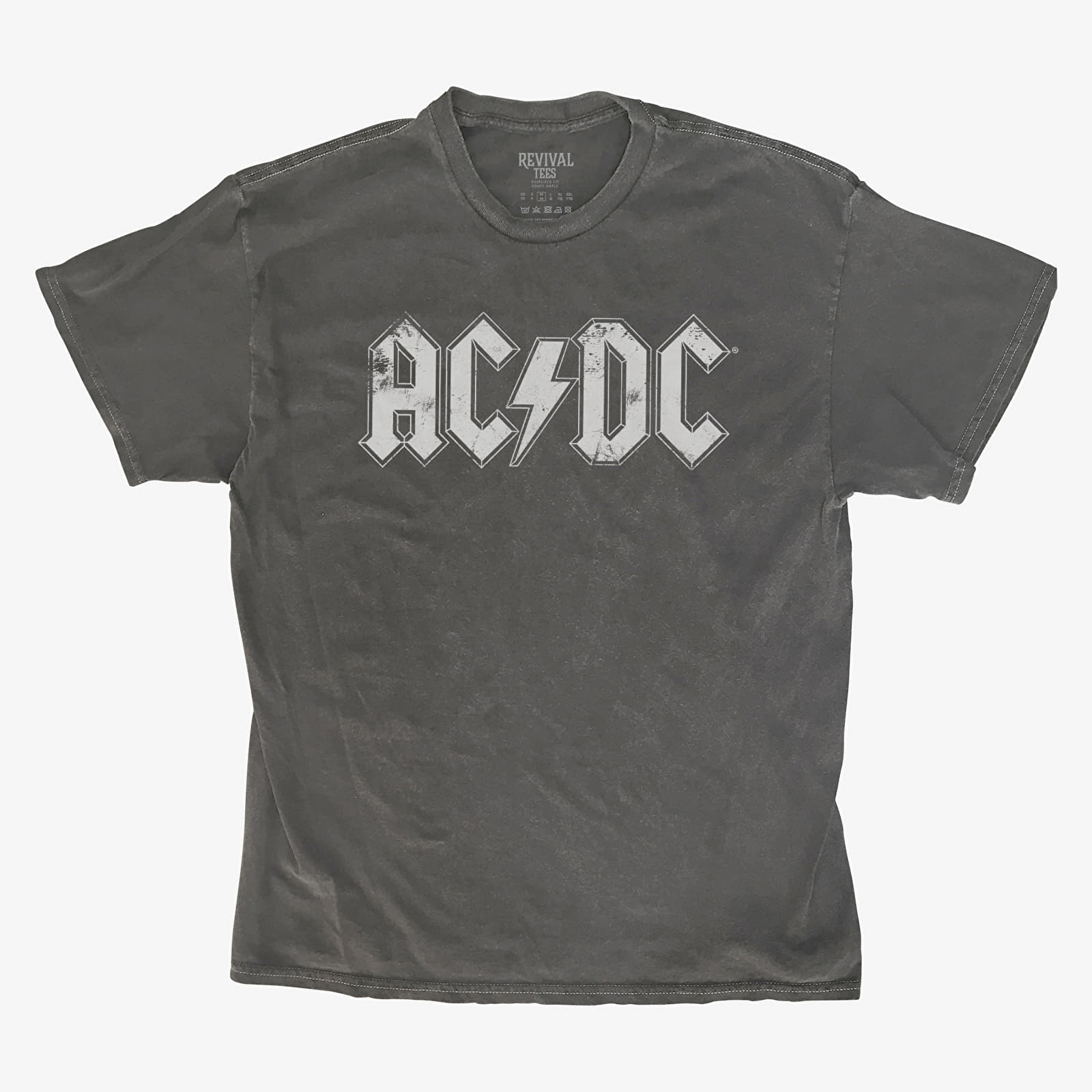 T-shirts Merch Revival Tee - AC/DC Distressed Logo Unisex T-Shirt Black
