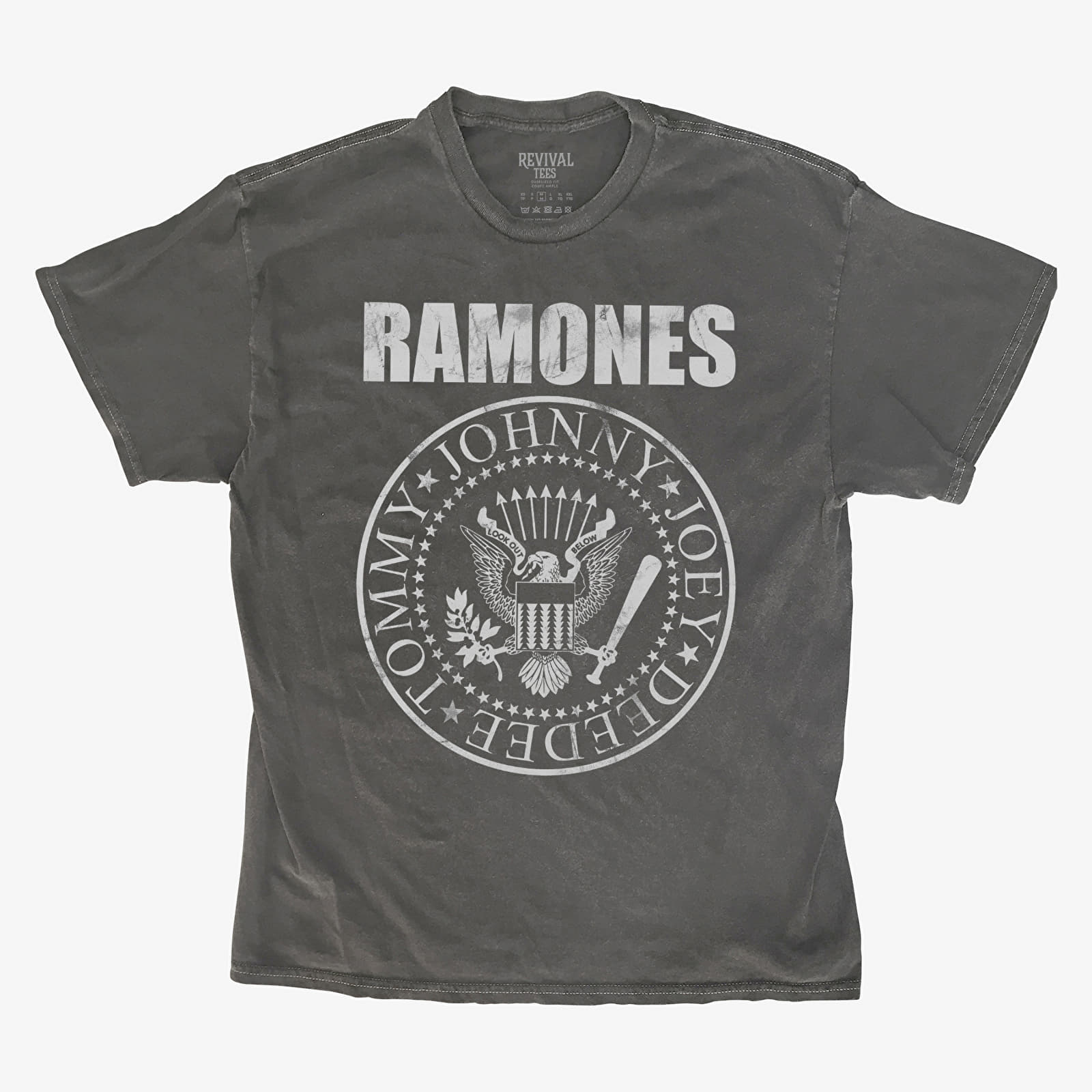 Μπλούζες Merch Revival Tee - Ramones Classic Eagle Logo Unisex T-Shirt  Black | Queens