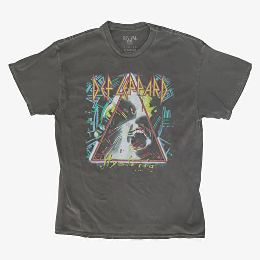 Tričko Merch Revival Tee - Def Leppard Hysteria Unisex T-Shirt Black