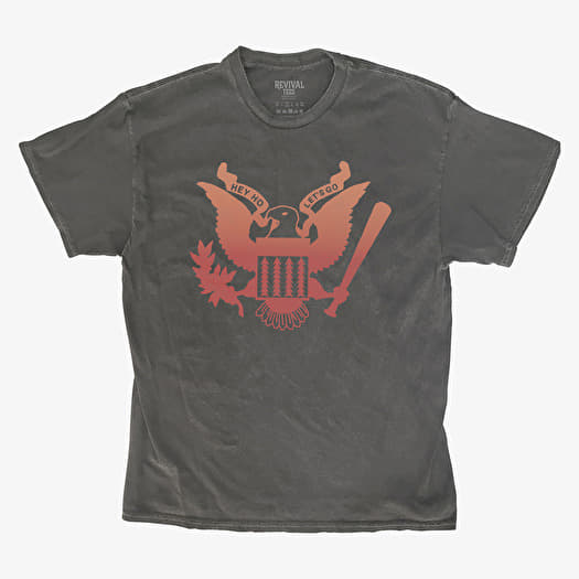 Merch Revival Tee - Ramones Hey Ho Lets Go Eagle Crest Unisex T-Shirt Black
