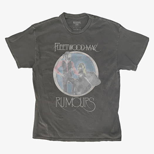 Póló Merch Revival Tee - Fleetwood Mac Distressed Rumours Album Art Unisex T-Shirt Black
