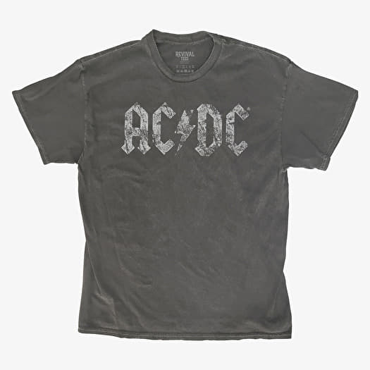 Merch Revival Tee - AC/DC Heavy Distress Logo Unisex T-Shirt Black