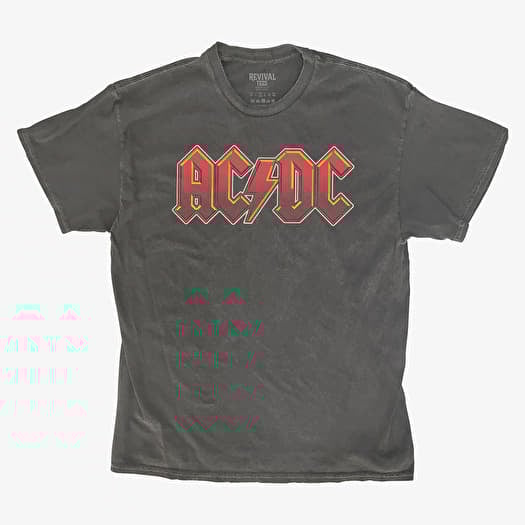 Merch Revival Tee - AC/DC Classic Text Logo Unisex T-Shirt Black