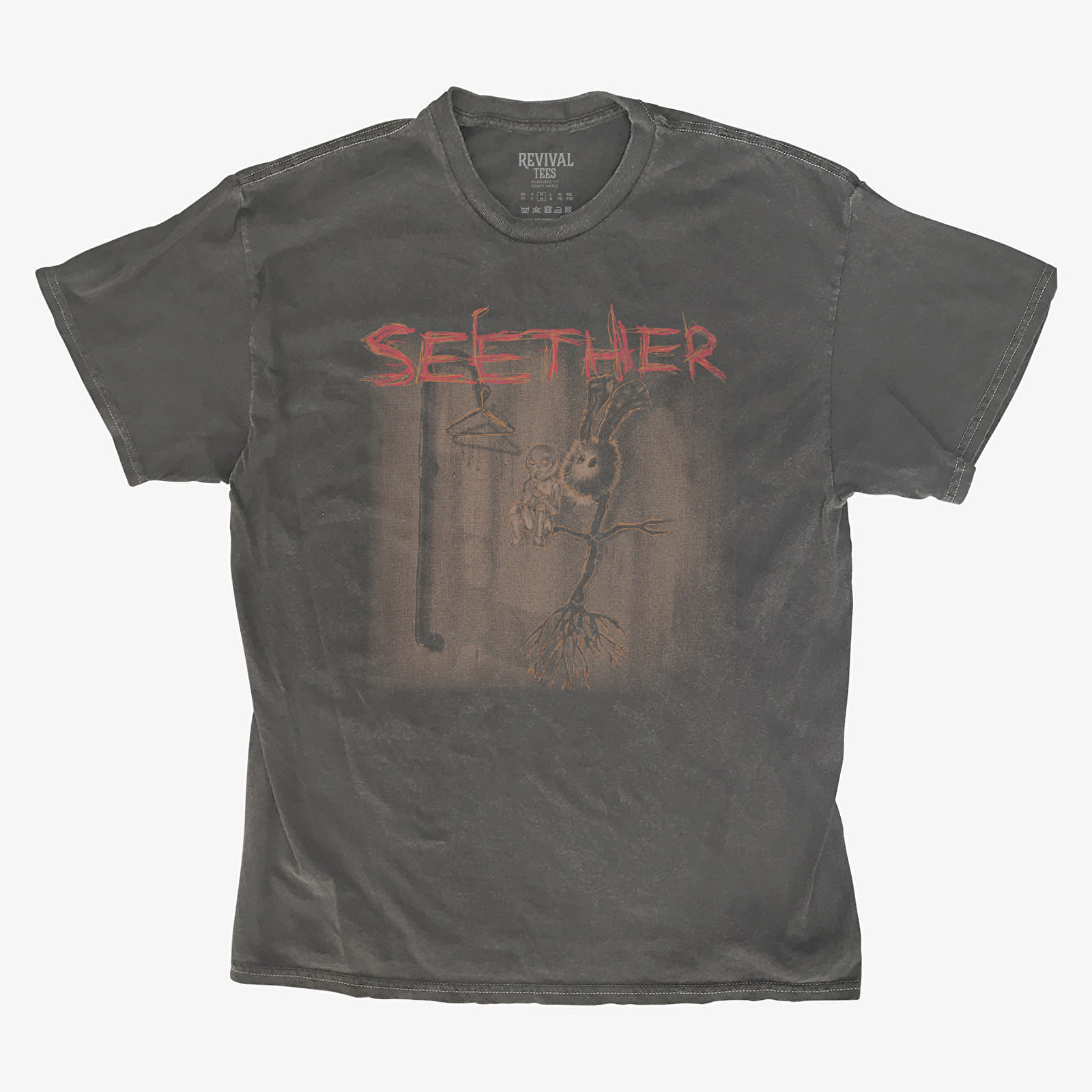 Футболки Merch Revival Tee - Seether Isolate And Medicate Unisex T-Shirt Black